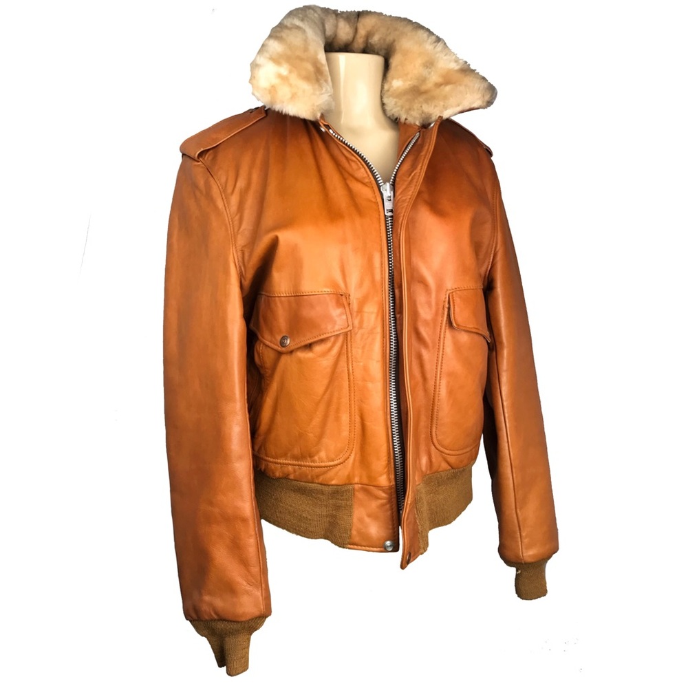 SOLD -1980’s Schott I-S 674 M-S Flight Jacket - Picture 3 of 8